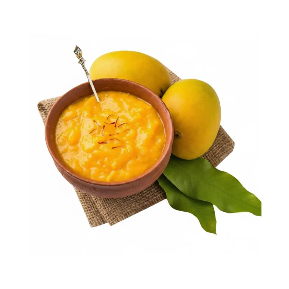 Alphonso mango pulp for industrial food manufacturing